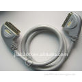 21PIN Scart Cable Gold 1.8m